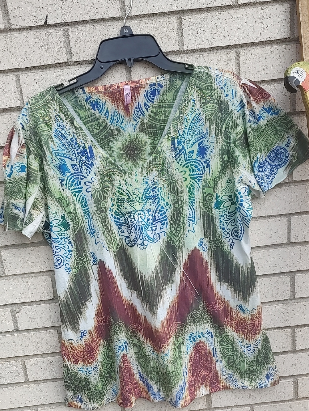 Kiara Top*Brown/Green/Blue